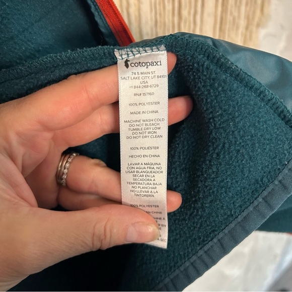 Cotopaxi Teca Fleece Full-Zip Jacket VEUC Size Unisex Large - Picture 11 of 11